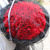 99朵红玫瑰【漏枝必罚】，不少于8张黑色牛皮纸多层包装，黑纱包裹外层，2.5cm灰色英文丝带中间横拉，圆形包装，