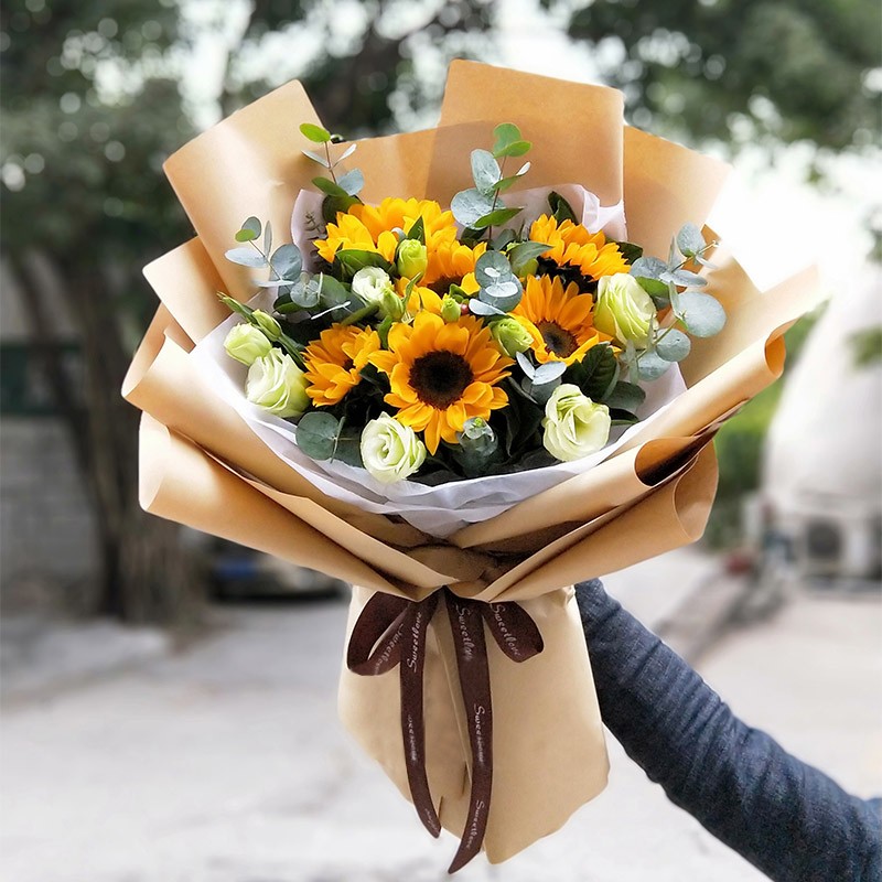 阳光满溢-6朵向日葵花束